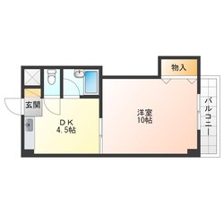 阿波富田駅 徒歩51分 3階の物件間取画像